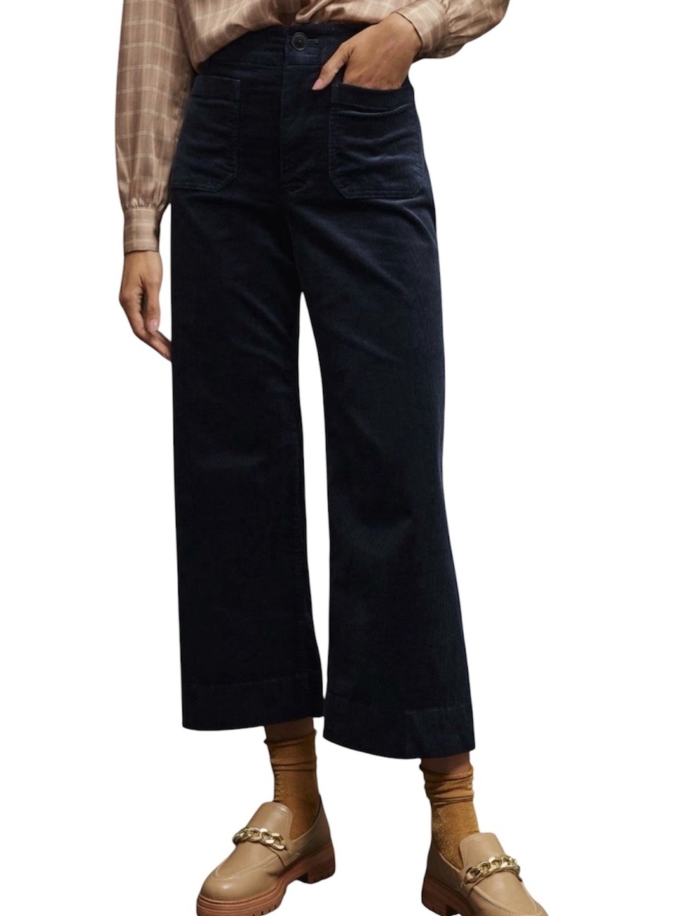 Maeve By Anthropology The Colette Corduroy Pants Black 31 - Picture 3 of 8